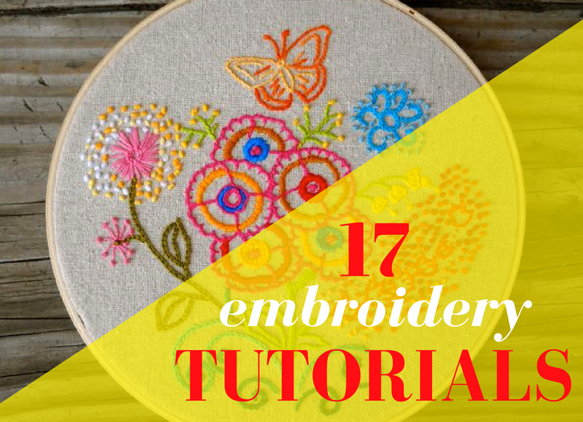 Weekend Roundup: Tutorials and Tips To Help You Start Embroidering Today